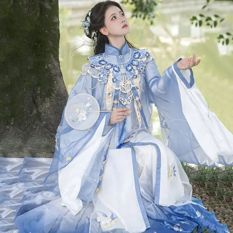 Embroidery Knit - Bimonthly [Lan Jin Luo] nueva falda