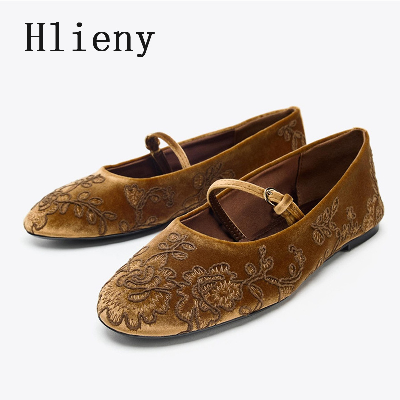 Embroidery Flower - Hlieny 2026 verano mujeres zapatos Mary