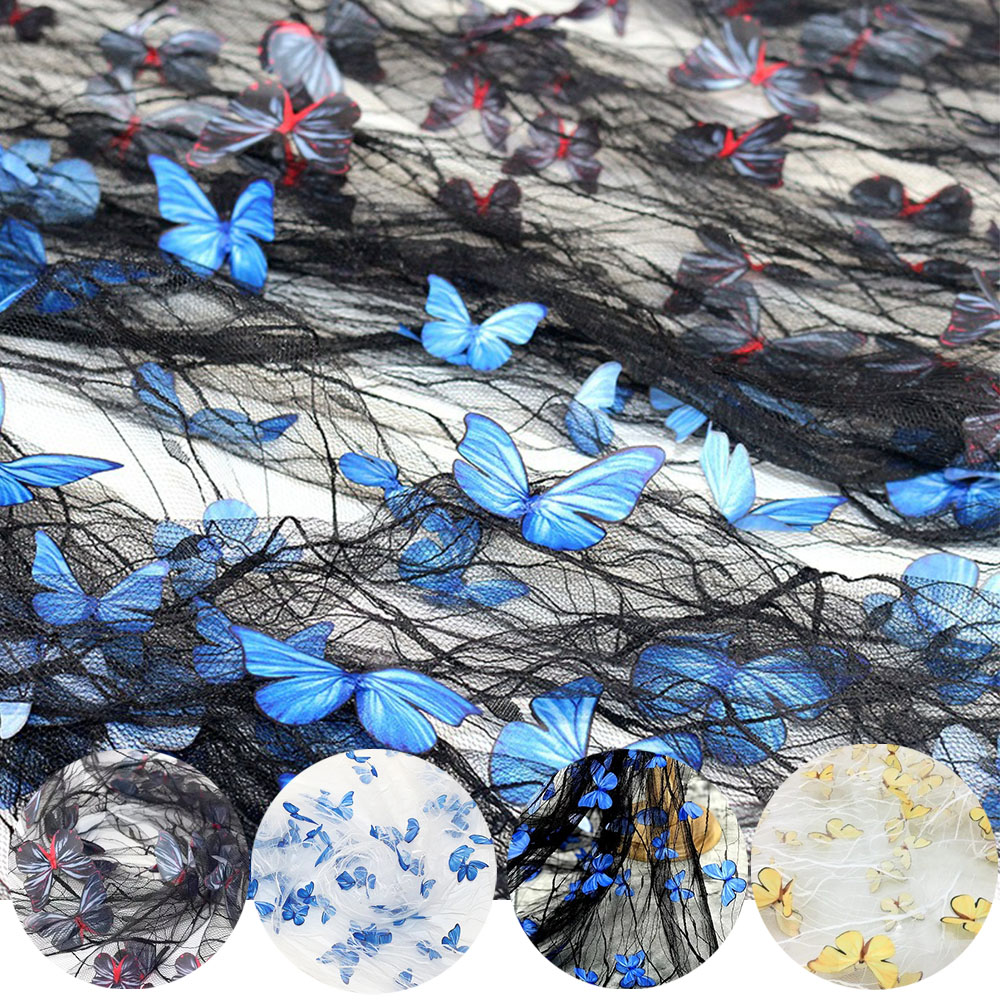Embroidery Design 3D - Alta calidad negro transparente azul 3D