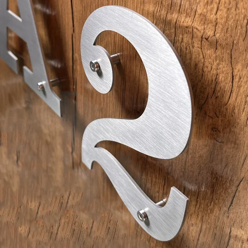Embroidery Writing - Números de letras de acero inoxidable