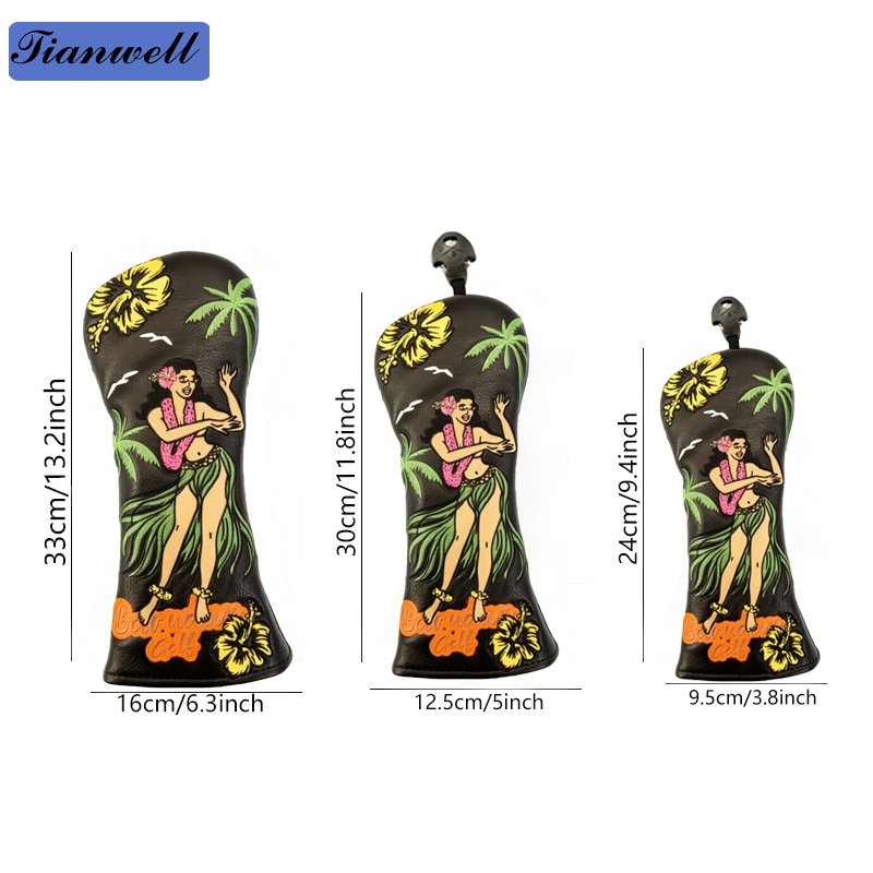 Embroidery Design - Fundas para Palos de Golf (Driver,