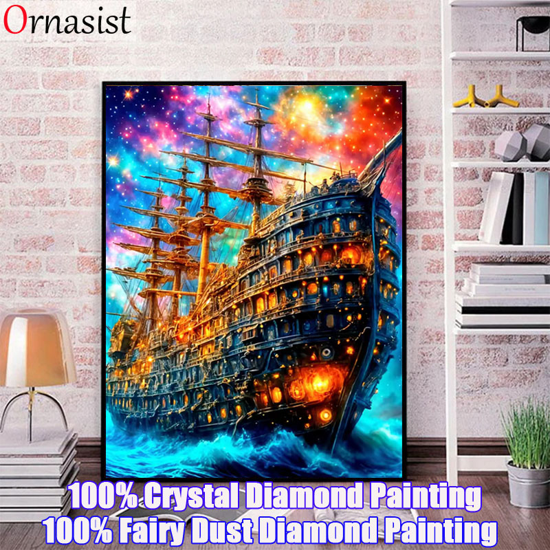Embroidery Wall Art - Pintura de Diamantes 5D DIY con