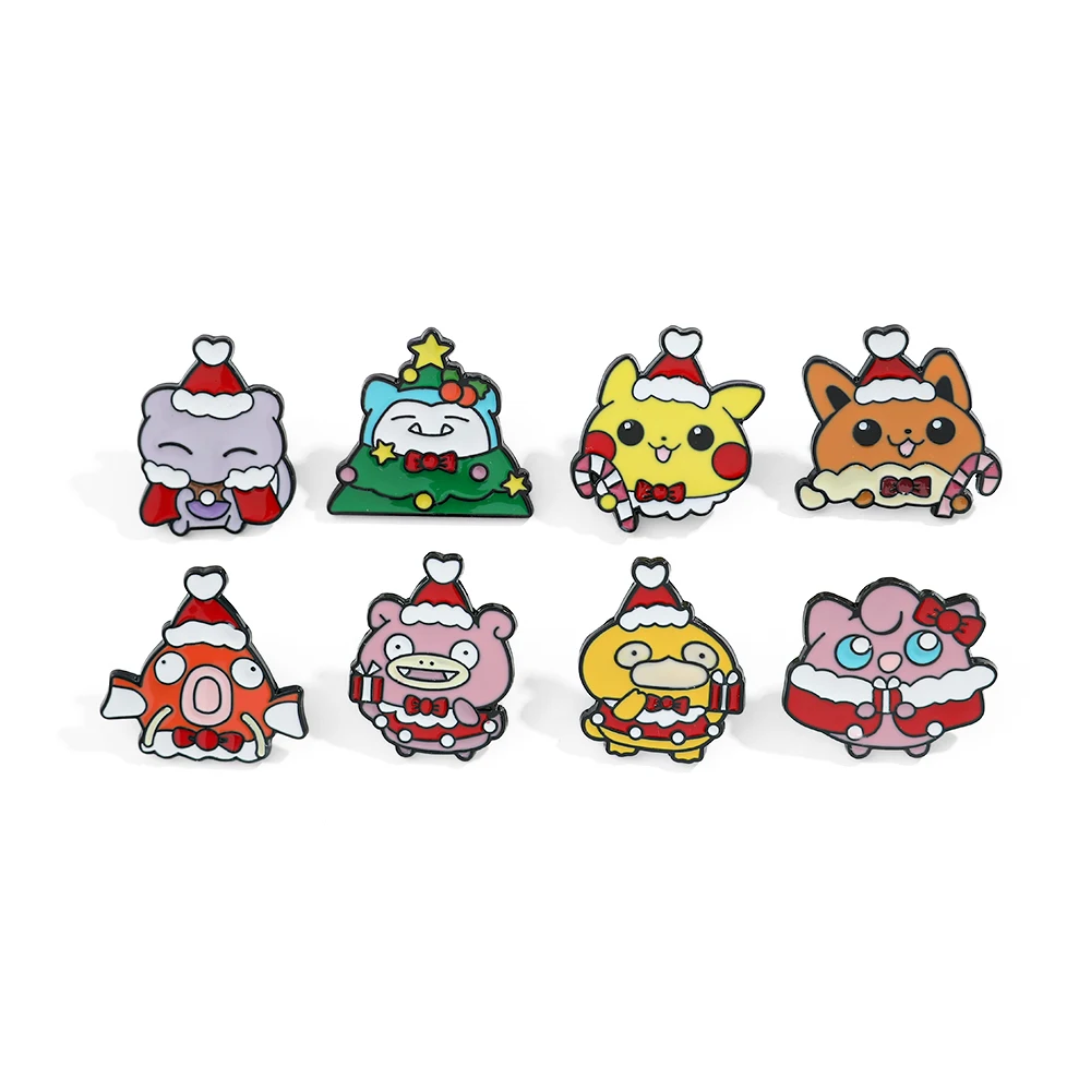 Embroidery Wallpaper - 8 Broches de Navidad de Slowpoke,