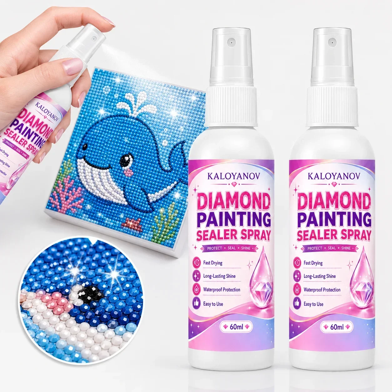 Embroidery Details - Spray Sellador para Pintura de Diamantes
