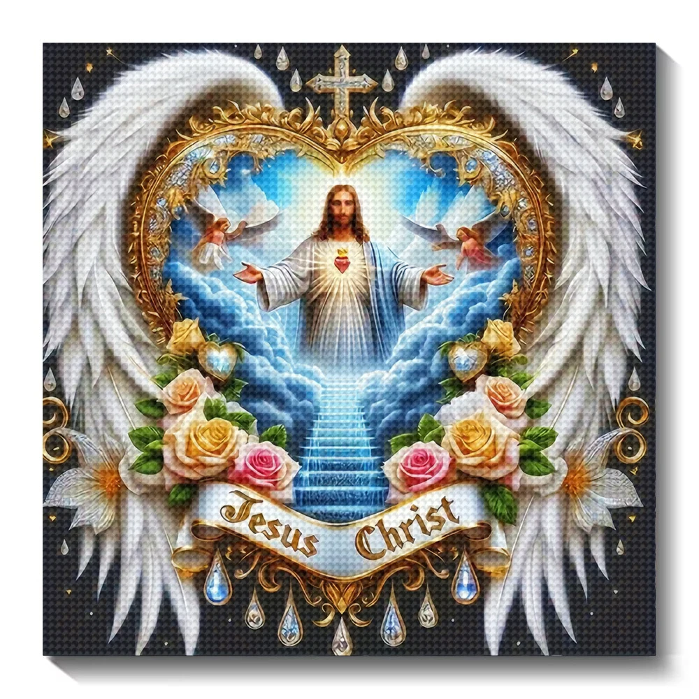 Embroidery Icon - Pintura de diamante 5D DIY, retrato