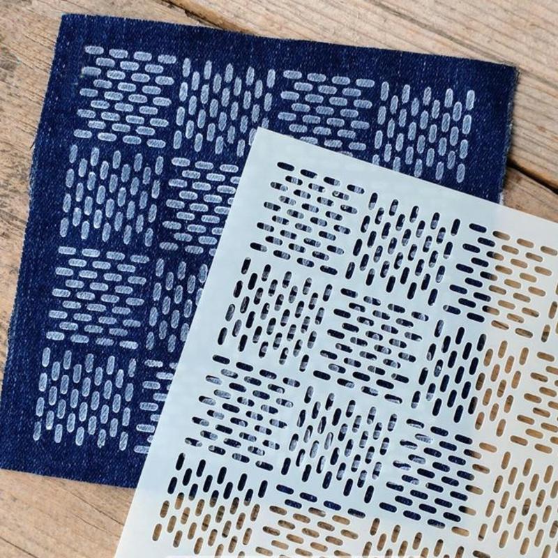 Embroidery Diy - Plantilla de bordado Sashiko, plantilla de