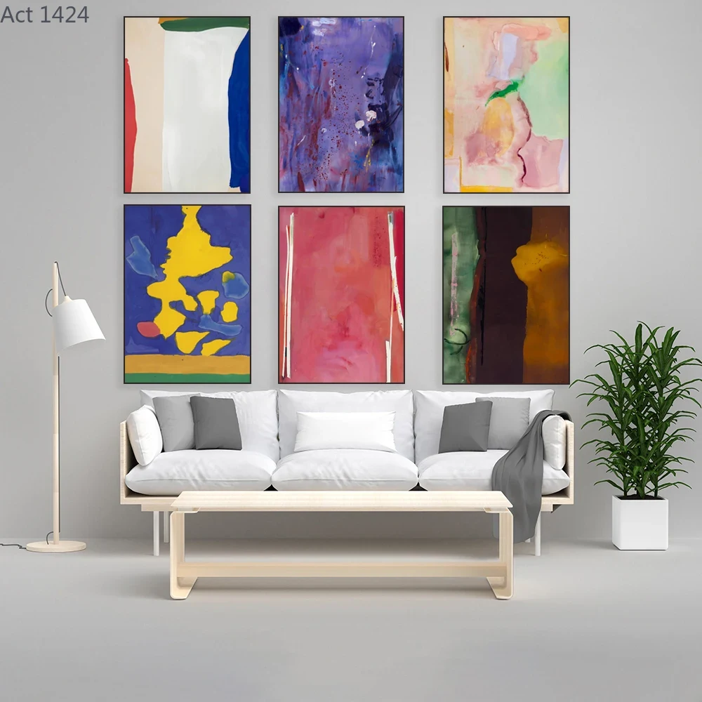 Embroidery Wall Art - Helen Frankenthaler, pintora estadounidense expresionista abstracta,