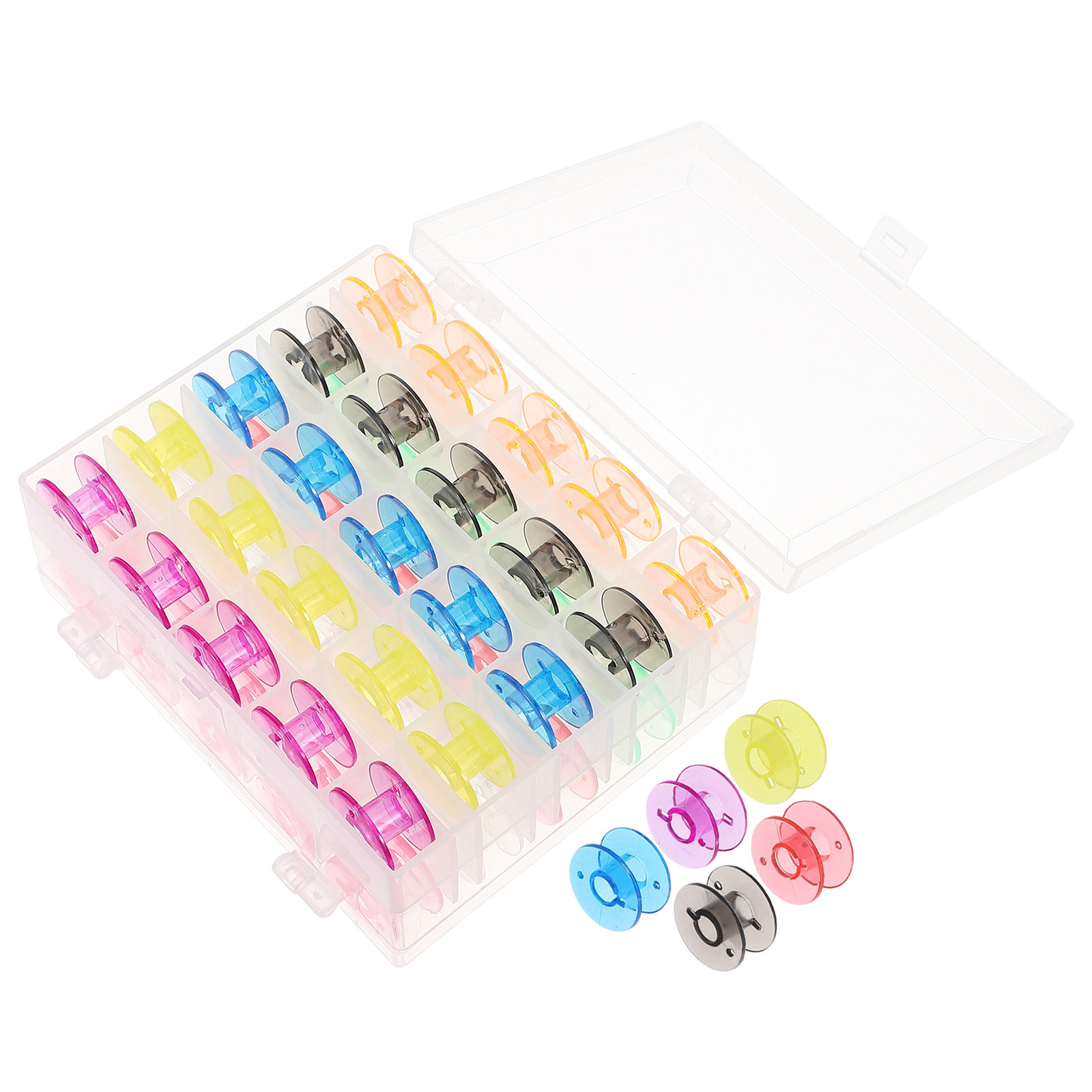 Embroidery Diy - 50 Bobinas de Plástico para Máquina