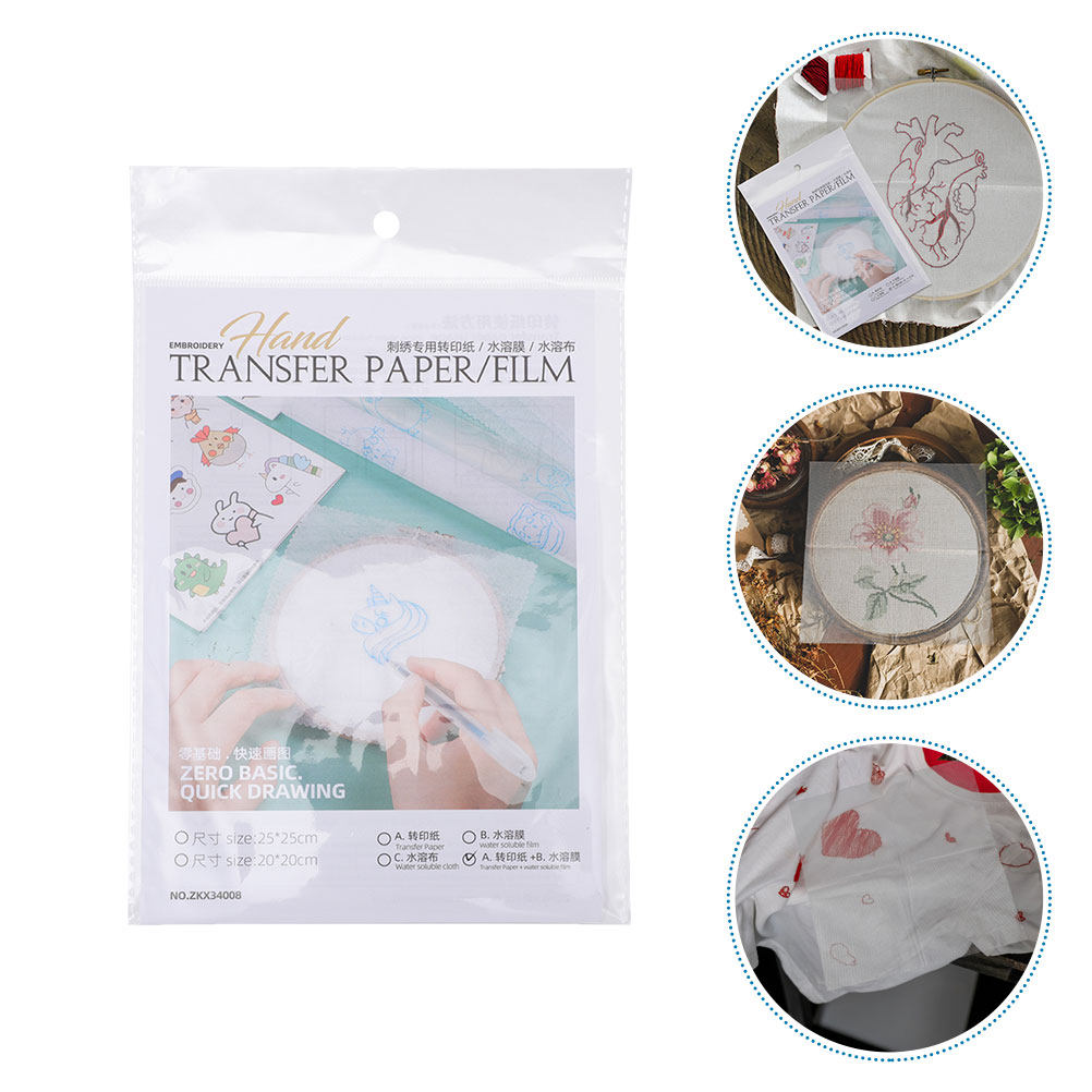 Embroidery Diy - 8 Piezas de Papel de Transferencia