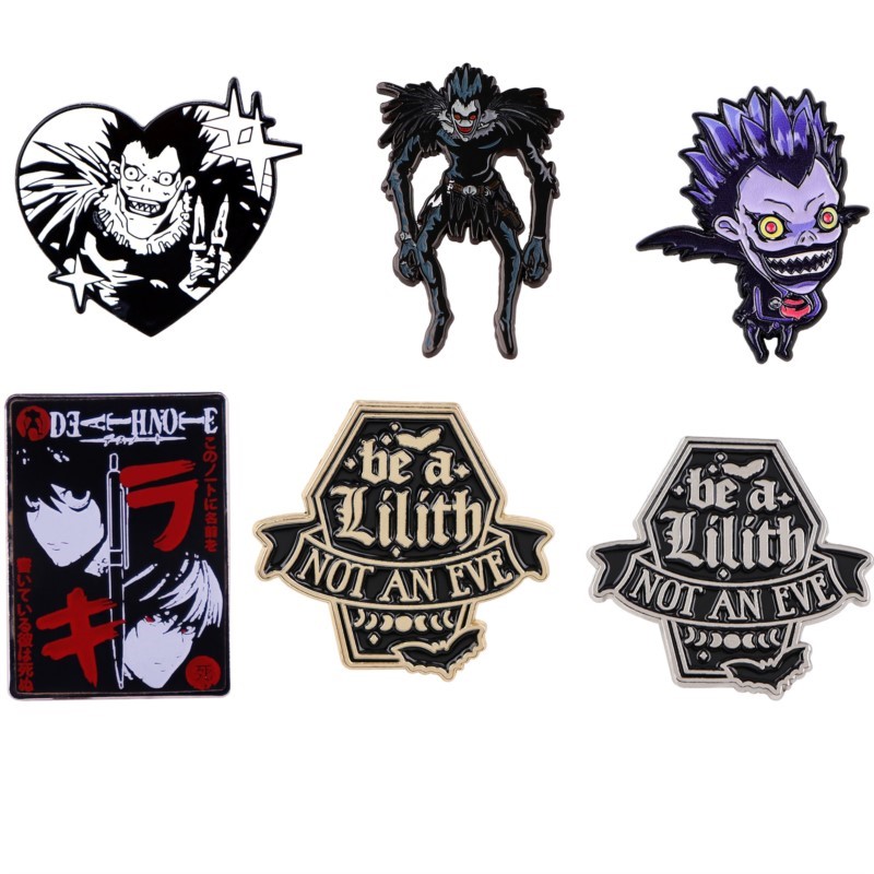 Embroidery Gothic - Pins de esmalte de dibujos animados