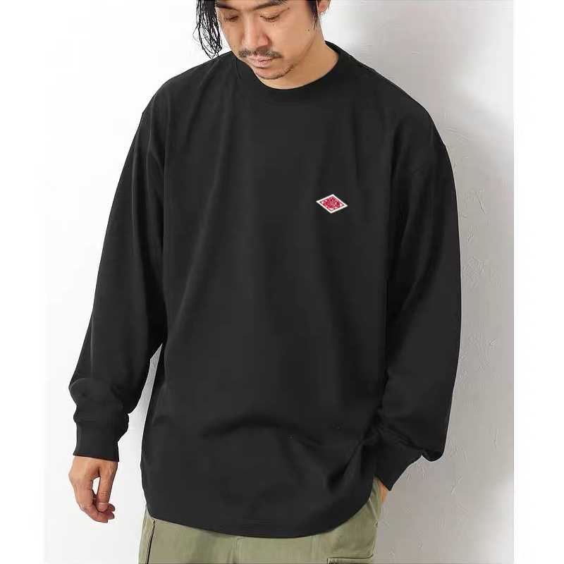 Embroidery Icon - Camiseta de algodón de manga larga