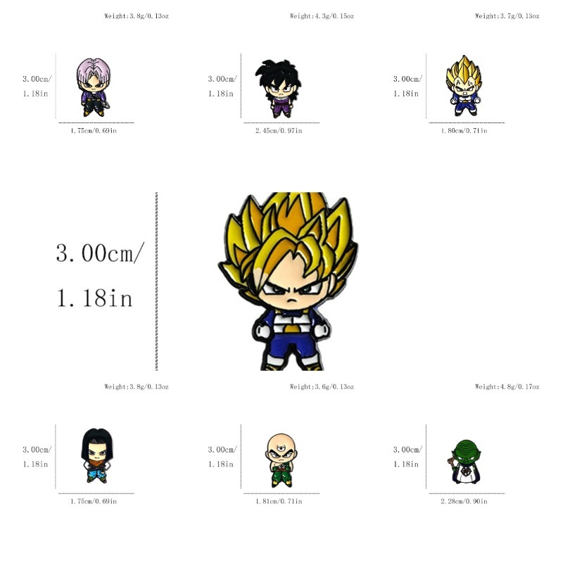 Set de 7 Broches de Manga Ador - Embroidery Wallpaper reseña y precio