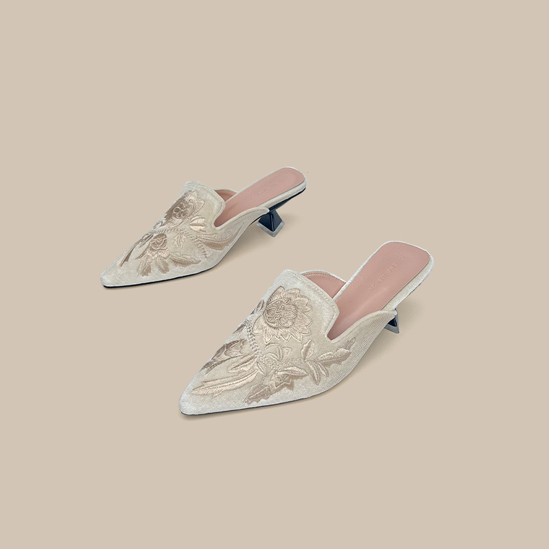 Zapatos de Mujer de Terciopelo - Embroidery Design reseña y precio