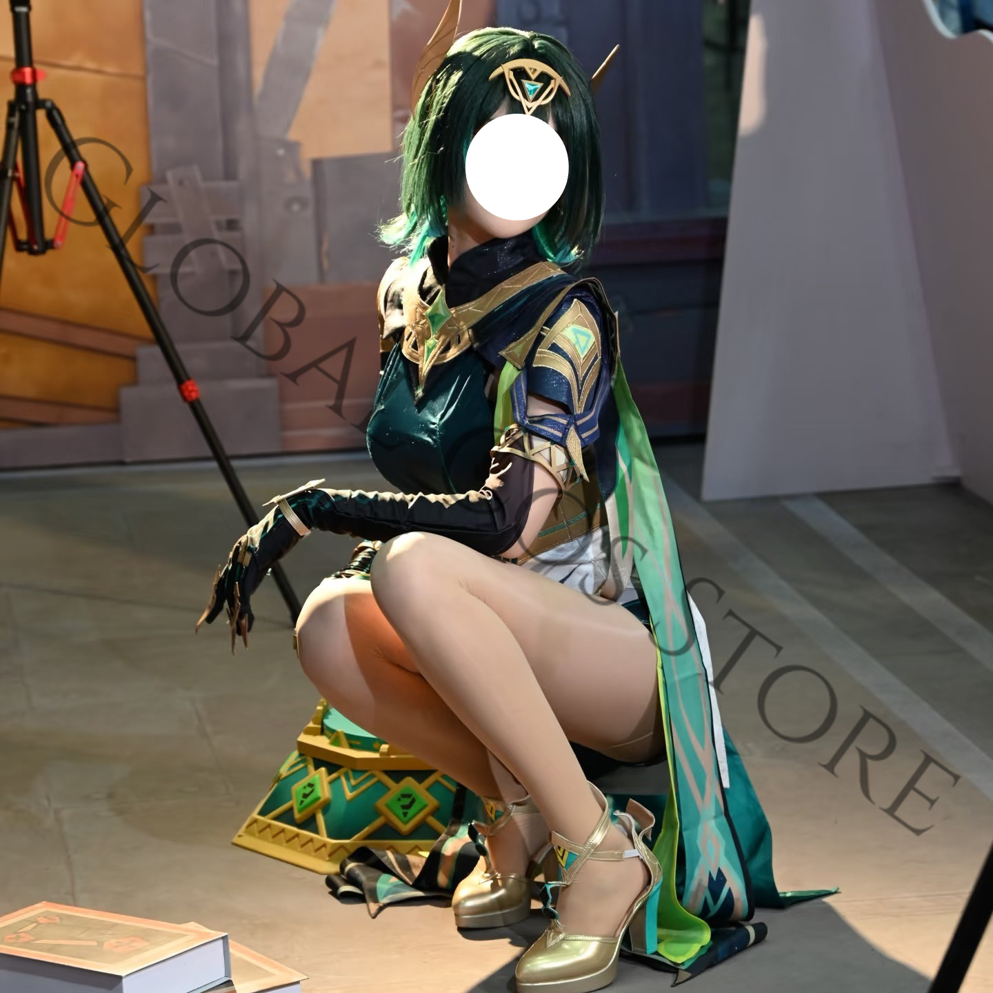 Disfraz de Cosplay de Nefer, C - Embroidery Knit reseña y precio