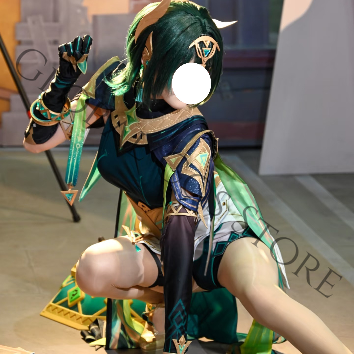 Disfraz de Cosplay de Nefer, C - Embroidery Knit reseña y precio