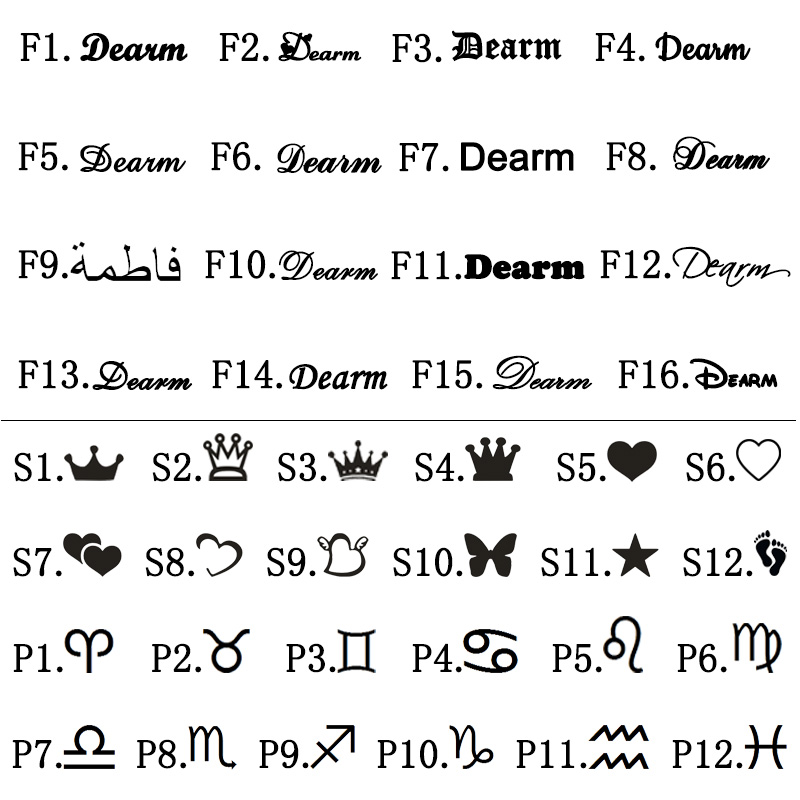 Pulsera personalizada de acero - Embroidery Alphabet reseña y precio