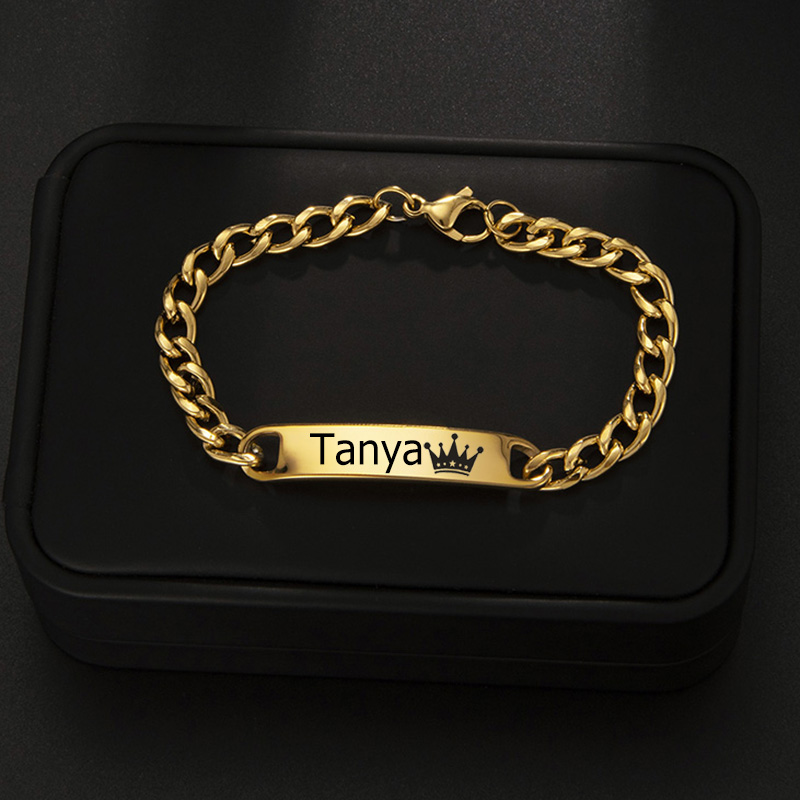 Pulsera personalizada de acero - Embroidery Alphabet reseña y precio