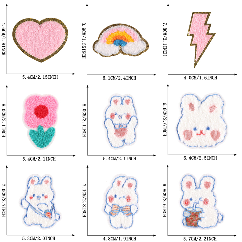 Lote de parches para planchar, - Embroidery Design 3D reseña y precio