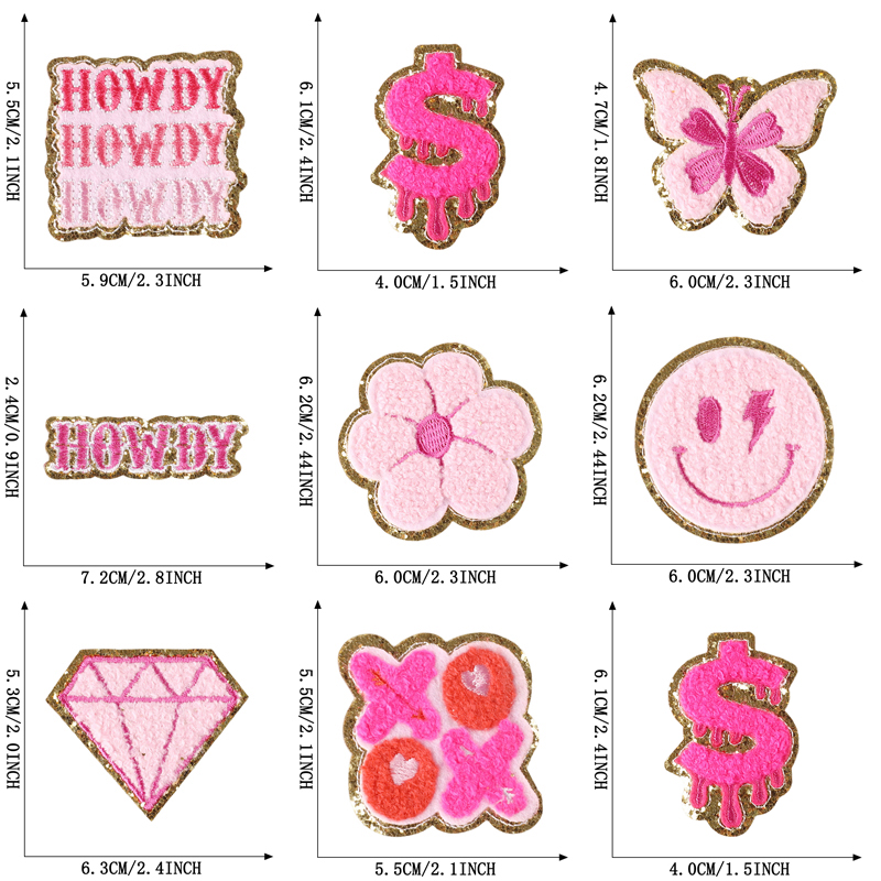 Lote de parches para planchar, - Embroidery Design 3D reseña y precio