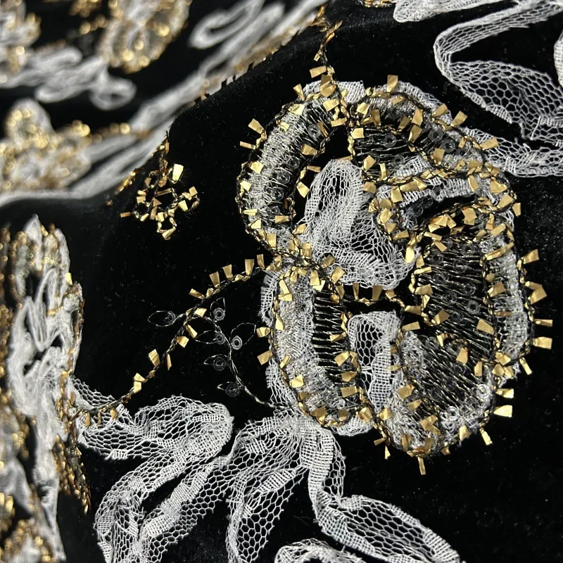 Tela de terciopelo bordada de  - Embroidery Design 3D reseña y precio