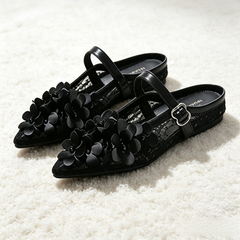 Zapatos de Tacón de Malla Tran - Embroidery Design reseña y precio