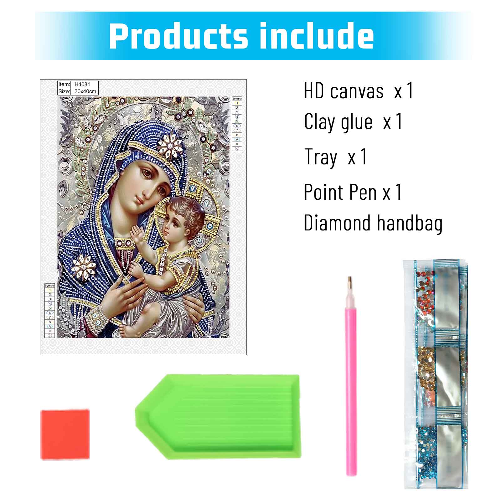Kit de pintura artística de di - Embroidery Icon reseña y precio