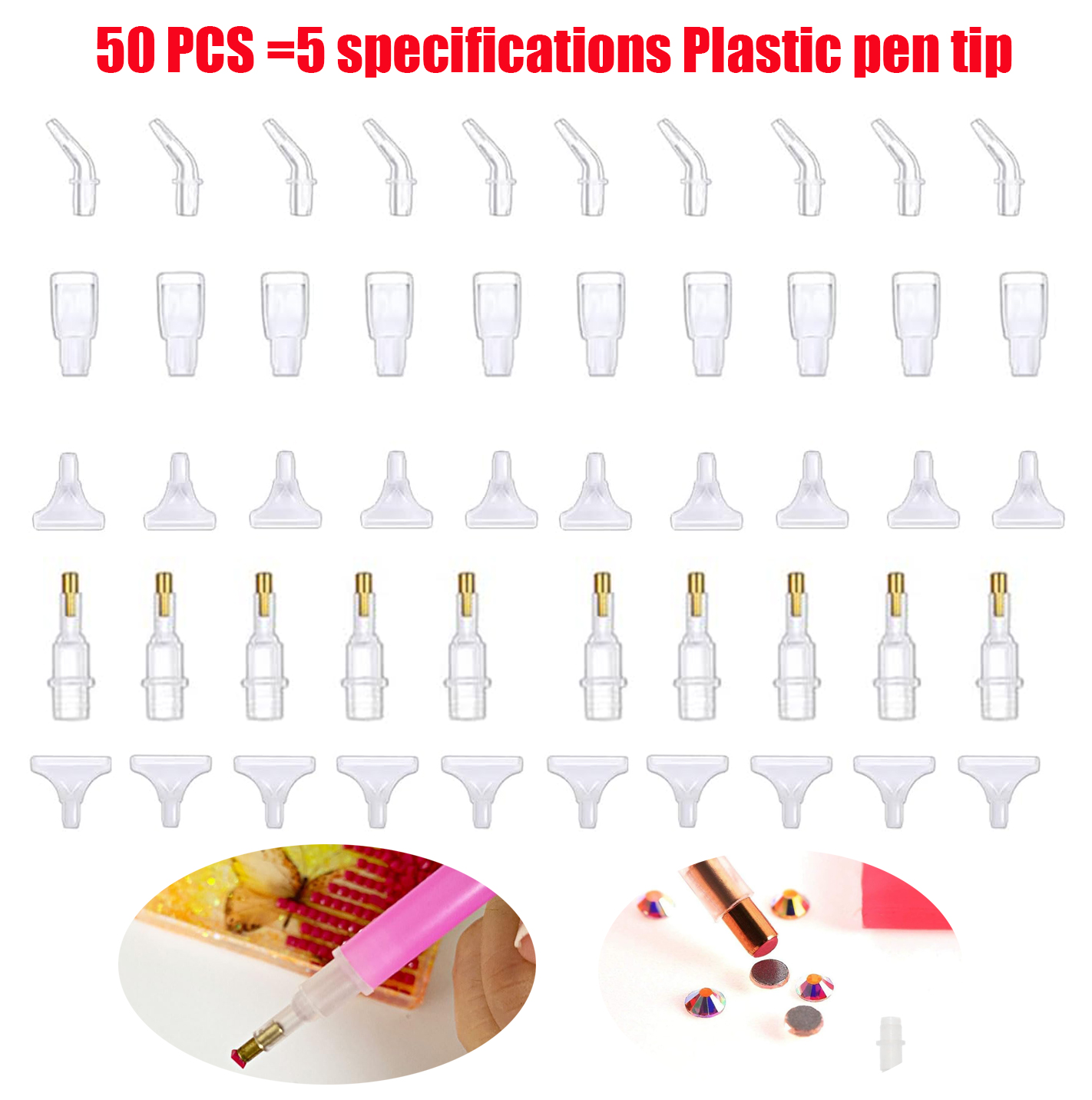 50 Puntas de Diamante para Pin - Embroidery Details reseña y precio