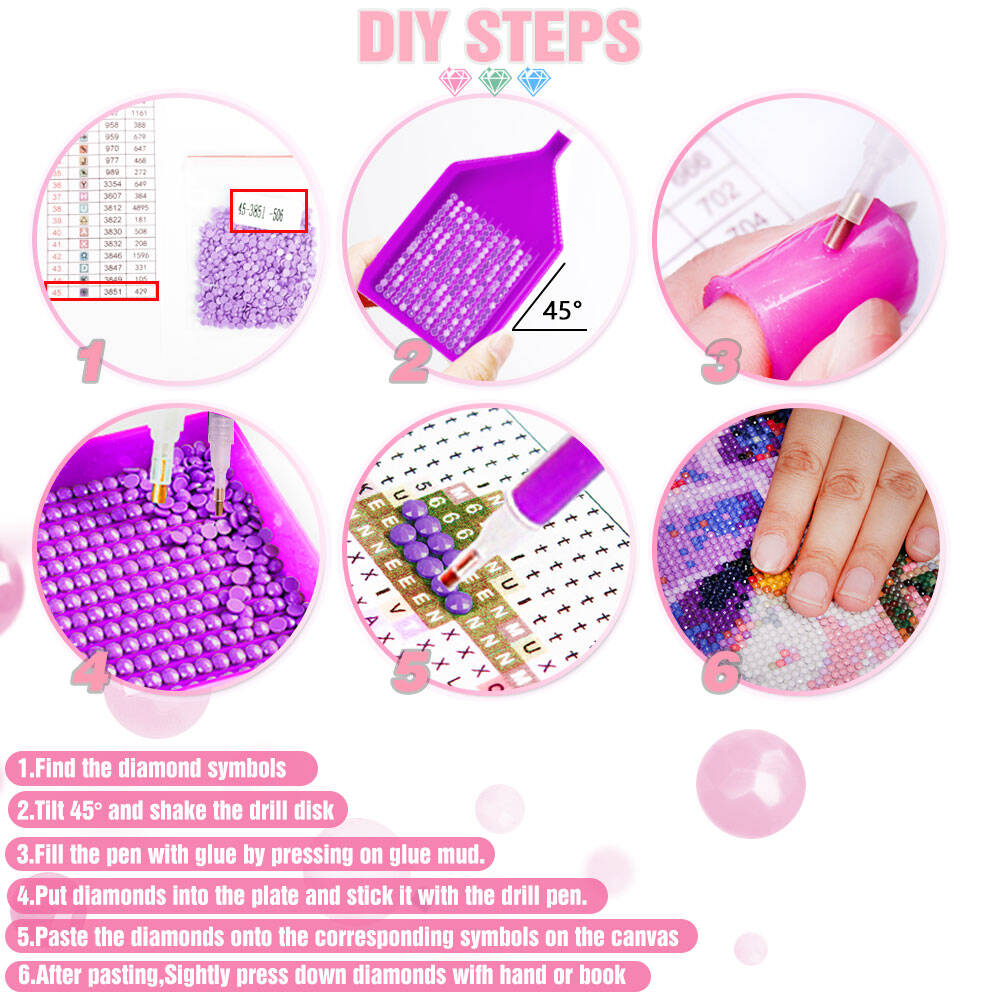 Huacan-pintura de diamante 5D  - Embroidery Icon reseña y precio