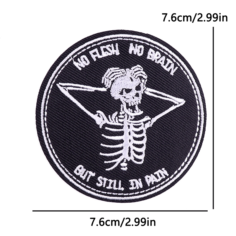 Parche bordado con cabeza de c - Embroidery Design 3D reseña y precio