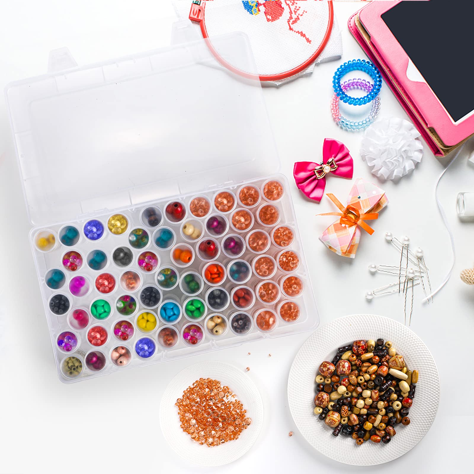 Caja de Almacenamiento de Plás - Embroidery Details reseña y precio
