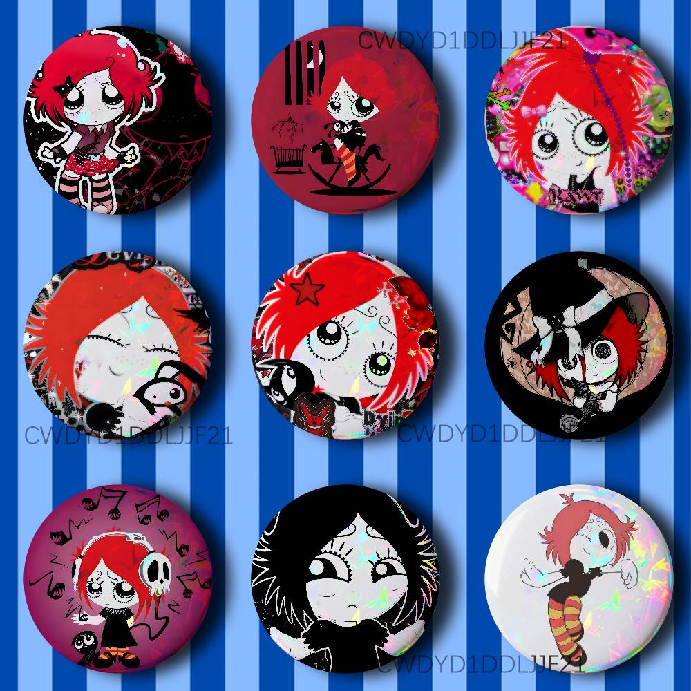 R-Ruby Gloom Broche de insigni - Embroidery Gothic reseña y precio