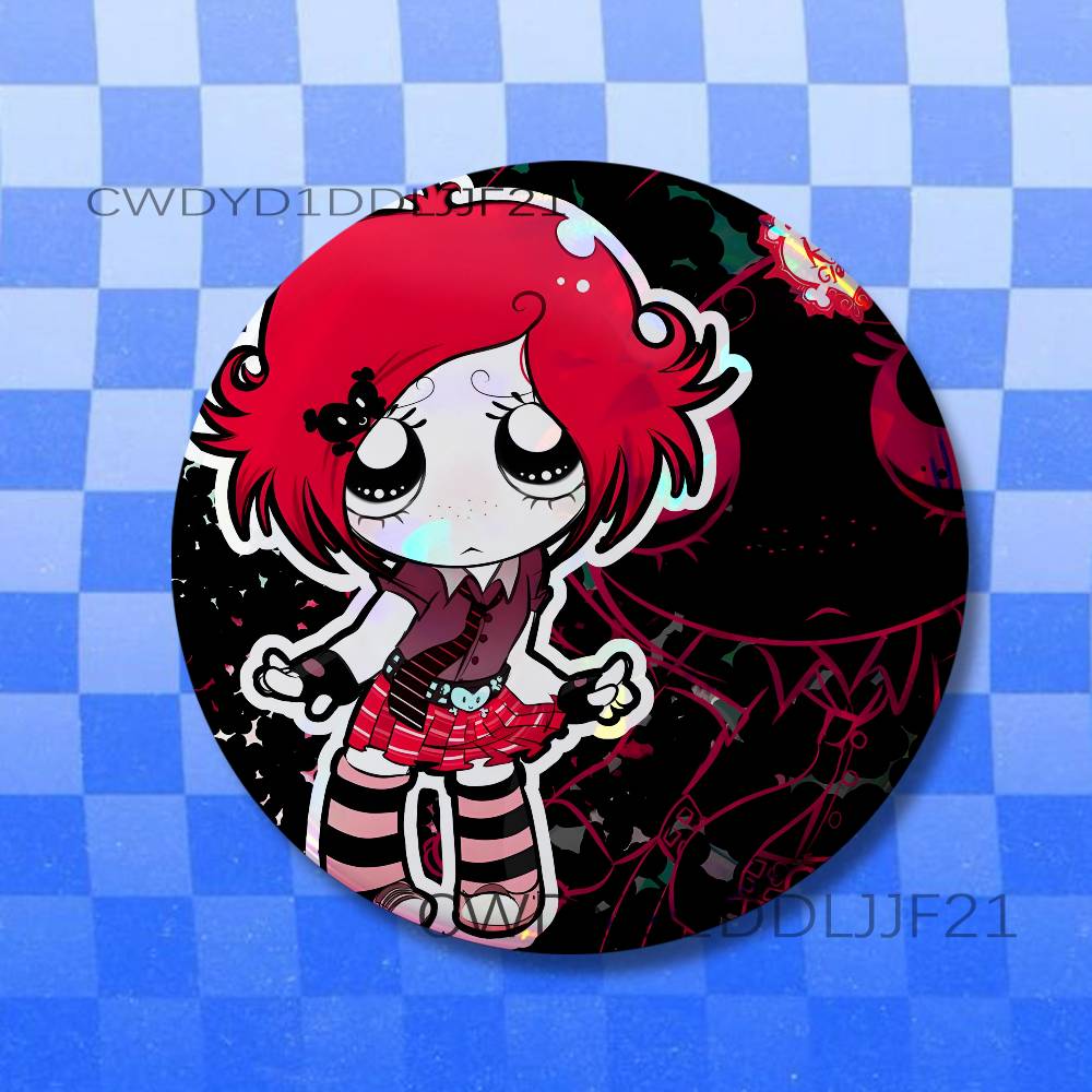 R-Ruby Gloom Broche de insigni - Embroidery Gothic reseña y precio