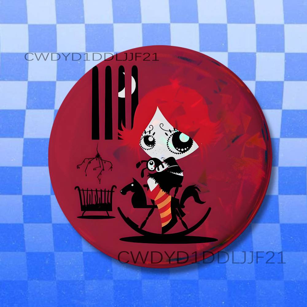 R-Ruby Gloom Broche de insigni - Embroidery Gothic reseña y precio