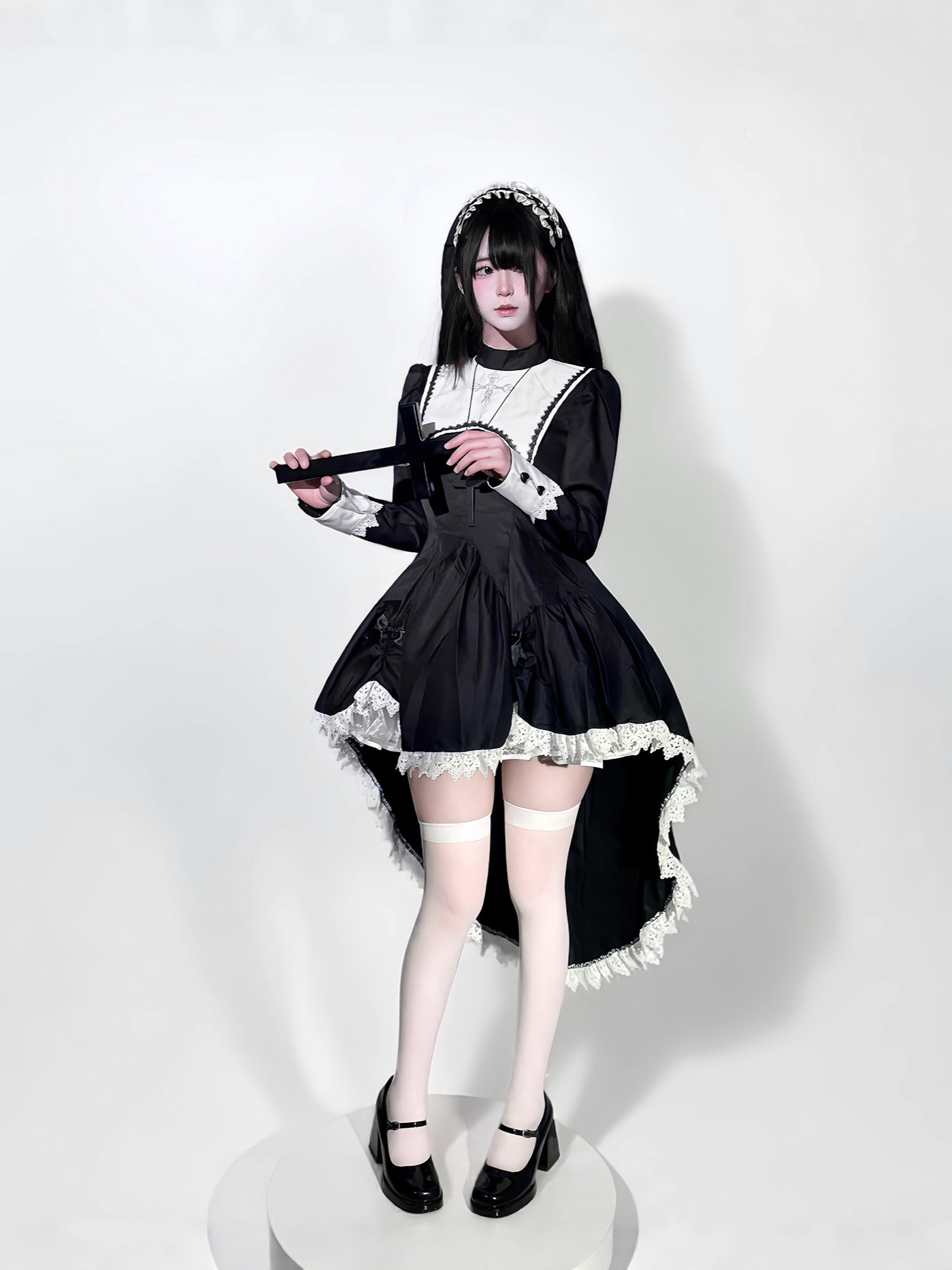 Disfraz de monja de Halloween  - Embroidery Gothic reseña y precio