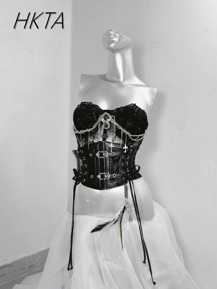 Top de tubo bordado con plumas - Embroidery Gothic reseña y precio