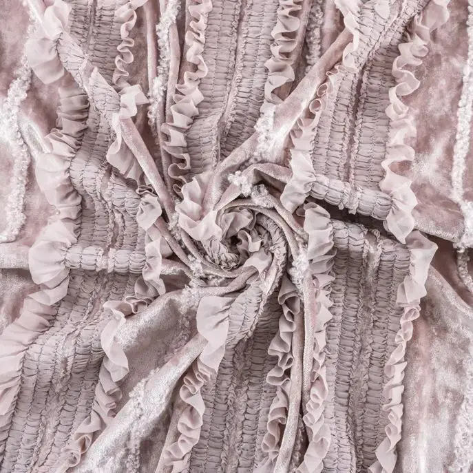 Nueva tela elástica de terciop - Embroidery Design 3D reseña y precio