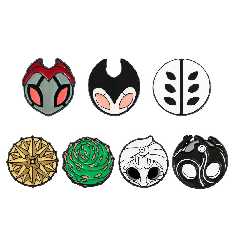 Hollow Knight Broches y insign - Embroidery Wallpaper reseña y precio