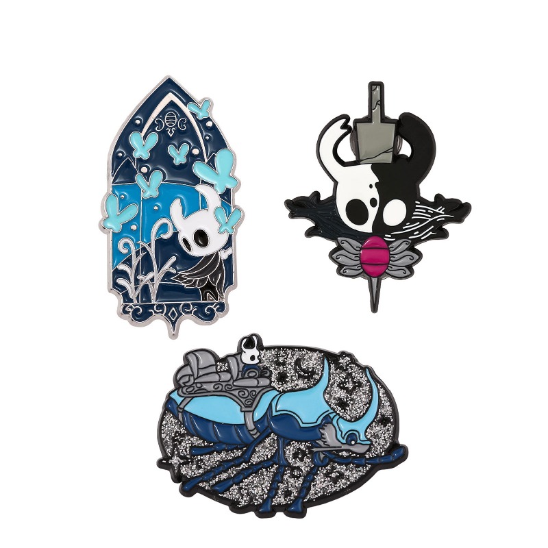 Hollow Knight Broches y insign - Embroidery Wallpaper reseña y precio