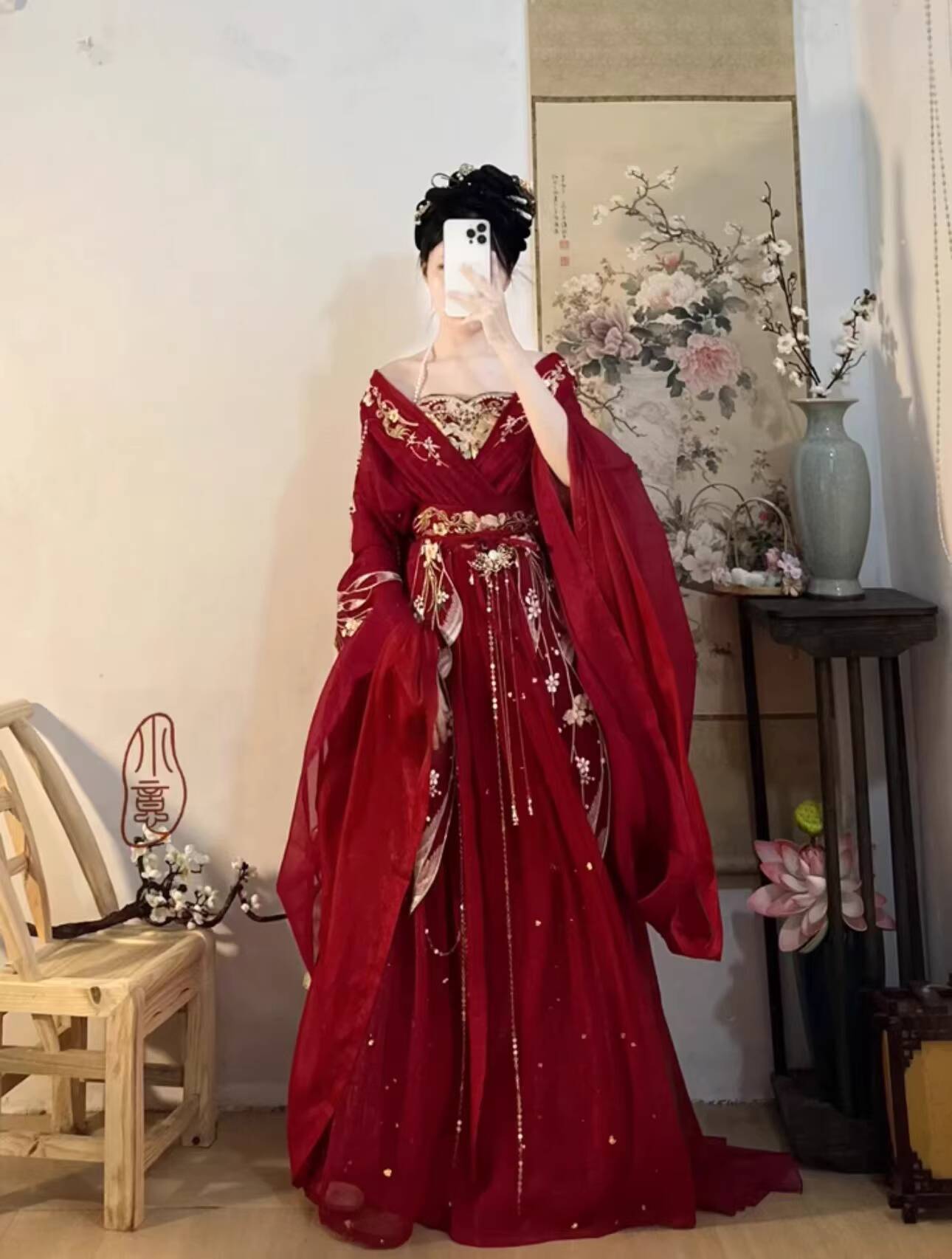 2025 caliente Guofeng diosa de - Embroidery Flower reseña y precio