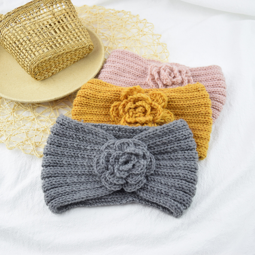 Diademas tejidas con flores de - Felt Sheet Wool reseña y precio