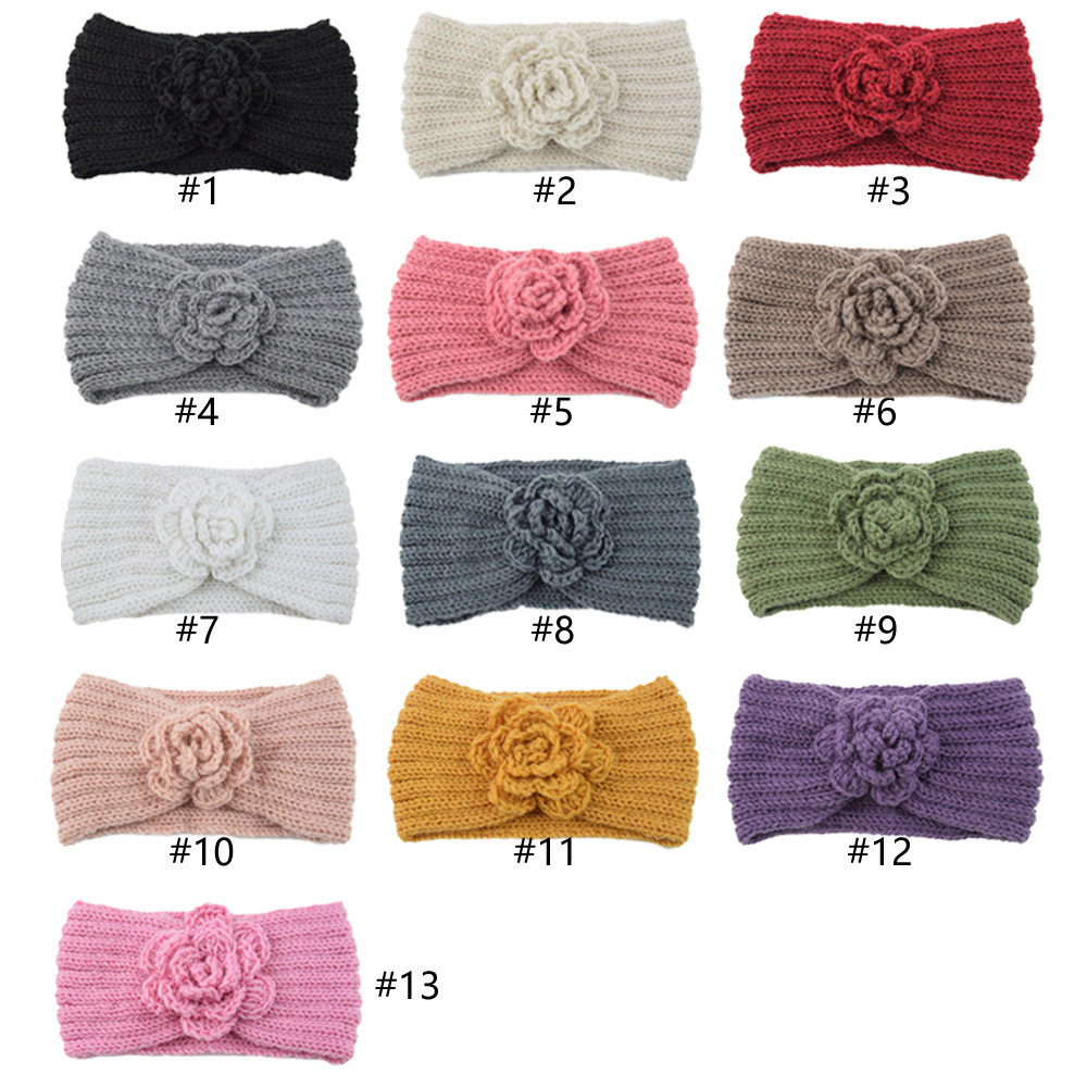 Diademas tejidas con flores de - Felt Sheet Wool reseña y precio