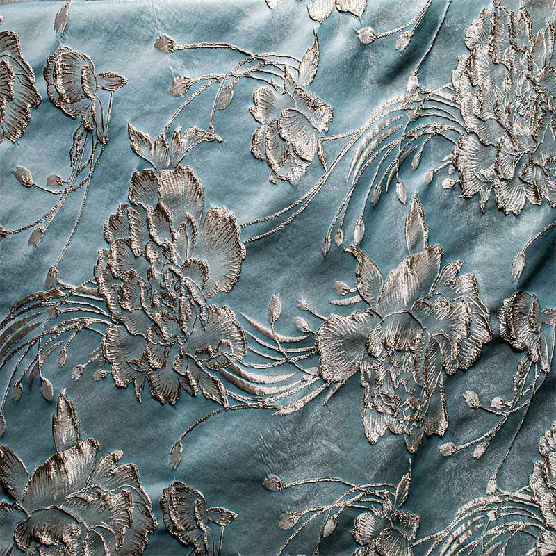 Rosa dorada Jacquard relieve b - Embroidery Design 3D reseña y precio