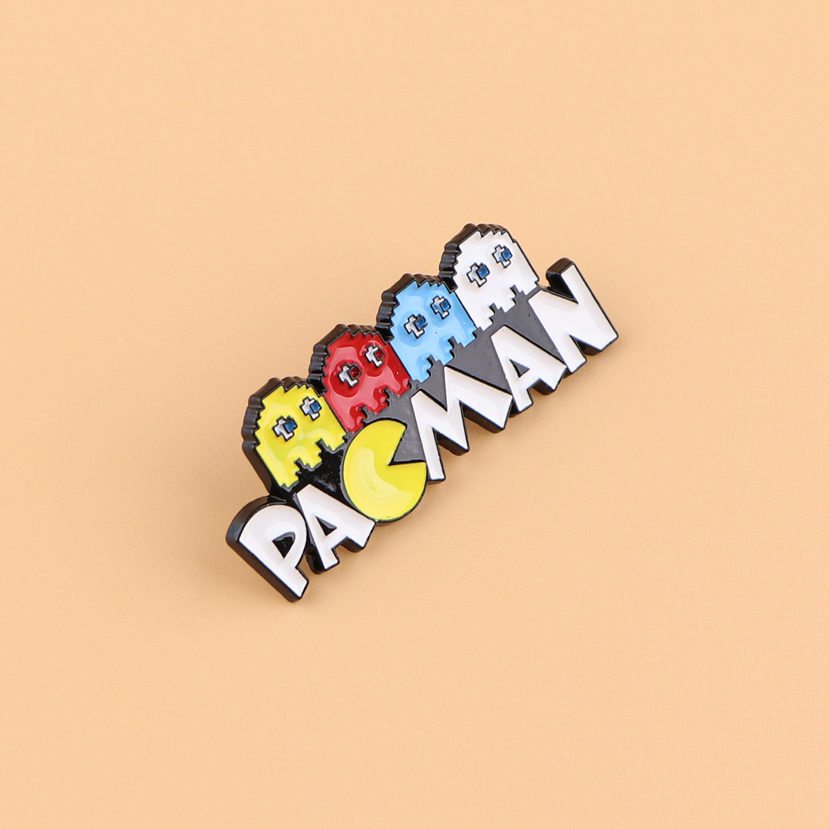 Pin de esmalte Pac-Man, superv - Embroidery Icon reseña y precio