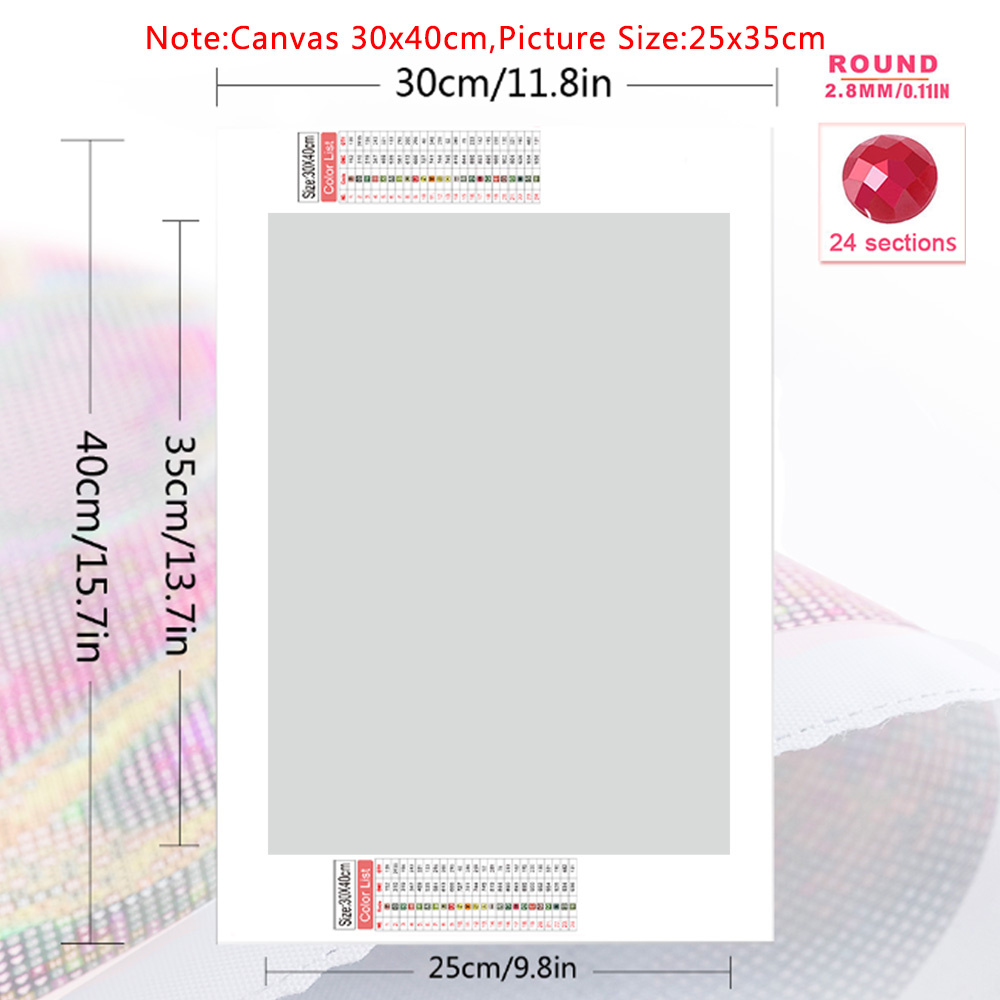 Pintura de Diamantes sin Marco - Embroidery Wall Art reseña y precio