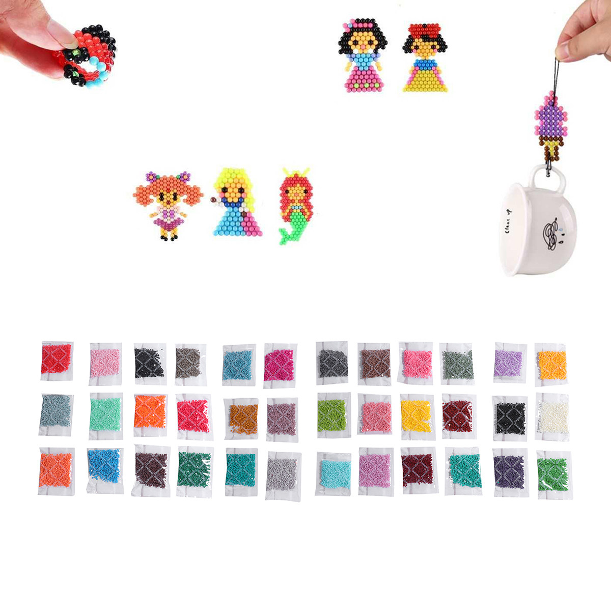 Juego de 36 diamantes redondos - Embroidery Art reseña y precio