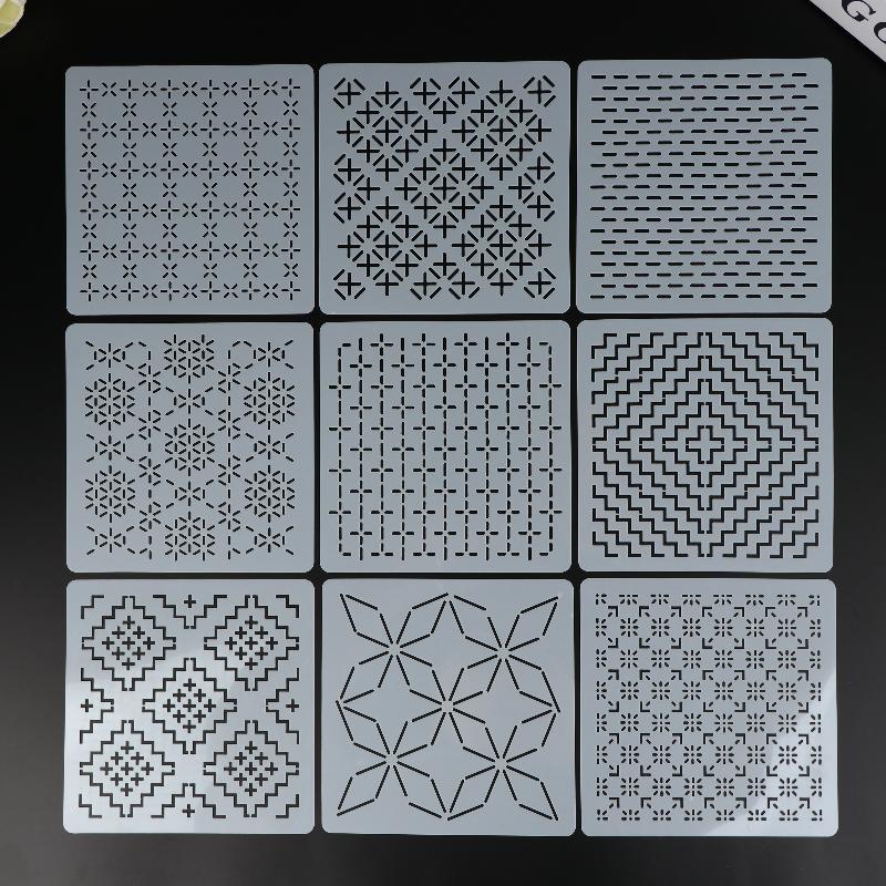 Plantilla de bordado Sashiko,  - Embroidery Diy reseña y precio